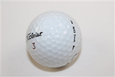Jack Burke Signed Cypress Point Club Logo Golf Ball JSA ALOA