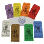 US Amateur Champ Hank Kuenhne Signed 1998 Full Week Ticket Set JSA ALOA