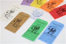 US Amateur Champ Hank Kuenhne Signed 1998 Full Week Ticket Set JSA ALOA