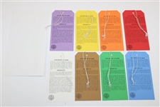 US Amateur Champ Hank Kuenhne Signed 1998 Full Week Ticket Set JSA ALOA