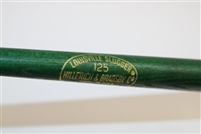 Charles Coody Personal 1971 Hillerich & Bradley Commemorative Mini Green Bat