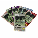 2013 Masters Tournament Monday- Sunday Ticket Set - Adam Scott Winner