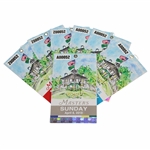 2018 Masters Tournament Monday- Sunday Ticket Set - Patrick Reed Winner