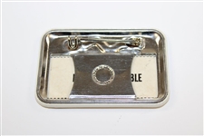 Lynette Coody 1981 Masters Clubhouse Badge #467 - Tom Watson Win