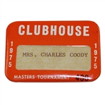 Lynette Coody 1975 Masters Clubhouse Badge #438 - Jack Nicklaus Win