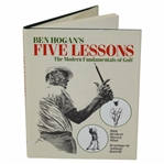 Ben Hogan Signed Ben Hogans Five Lessons 1985 Book JSA ALOA