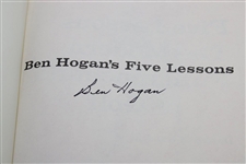 Ben Hogan Signed 'Ben Hogan's Five Lessons' 1985 Book JSA ALOA