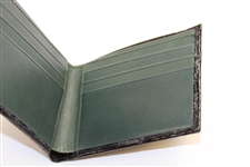 Bobby Jones Co. Crocodile Billfold Wllet - New in Box with Bag