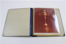 Don Padgett's 1975 Ryder Cup Team Matches Personal Photo Album with Forty-One (41) 8x10 Photos