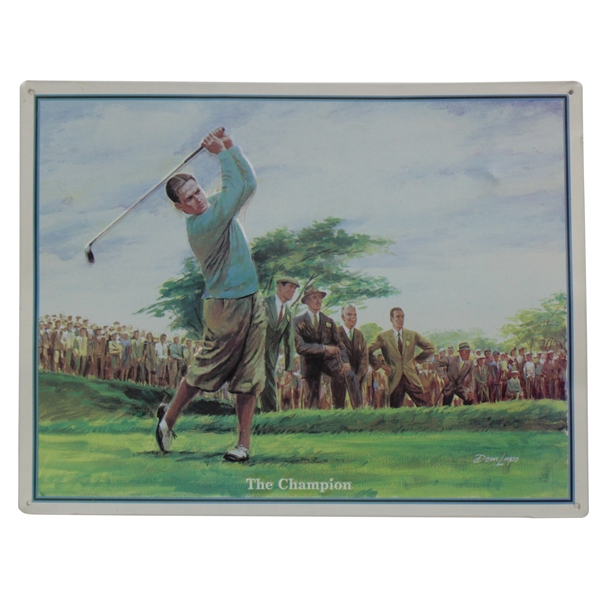 Metal The Champion Bobby Jones Post Swing Dom Lupo Sign