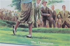 Metal 'The Champion' Bobby Jones Post Swing Dom Lupo Sign