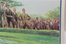 Metal 'The Champion' Bobby Jones Post Swing Dom Lupo Sign