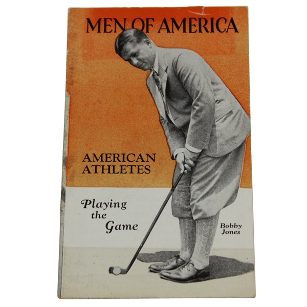 1929 Bobby Jones Cover Men of America No. 35 Sports Booklet