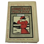 1900 The Connecticut Magazine Vol. V1 No. 4 Magazine - Great Golf Content & Lady Golfer Cover