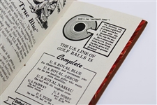 1926 'The Way of a Caddie with a Man' by Bob Davis with Leather Cover & Owners Initials