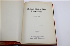 1931 USGA Yearbook with 5 Bobby Jones Photos - Grand Slam Year