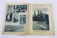 1931 Mid-Week Pictorial with Helen Hicks & Trophies on Cover - Complete