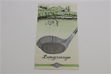 1932 Pardee Golf Butchart Bilt Letter to Jerome Travers with Product Brochure