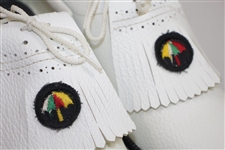 Classic 'Arnold Palmer Umbrella' White Golf Shoes