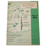 1964 Masters Tournament Spectator Guide - Arnold Palmer Winner