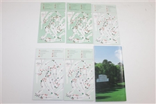 Six (6) Masters Tournament Spectator Guides - 1991-1995 & 2000