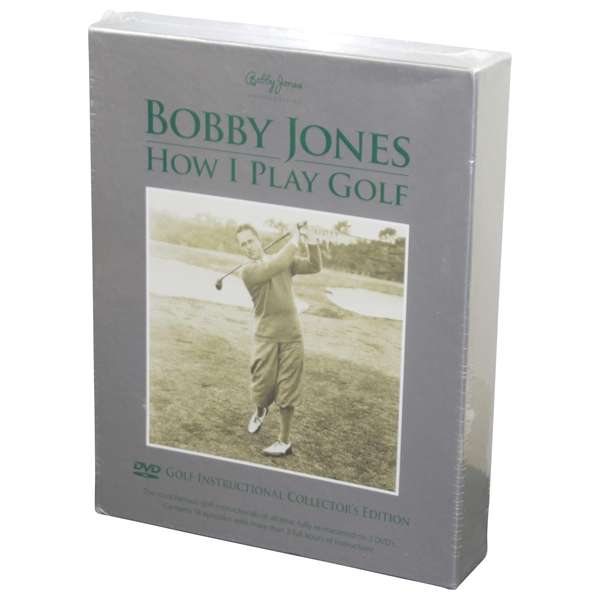 Bobby Jones How I Play Golf Collectors Edition Golf Instructional DVD Set - Unopened