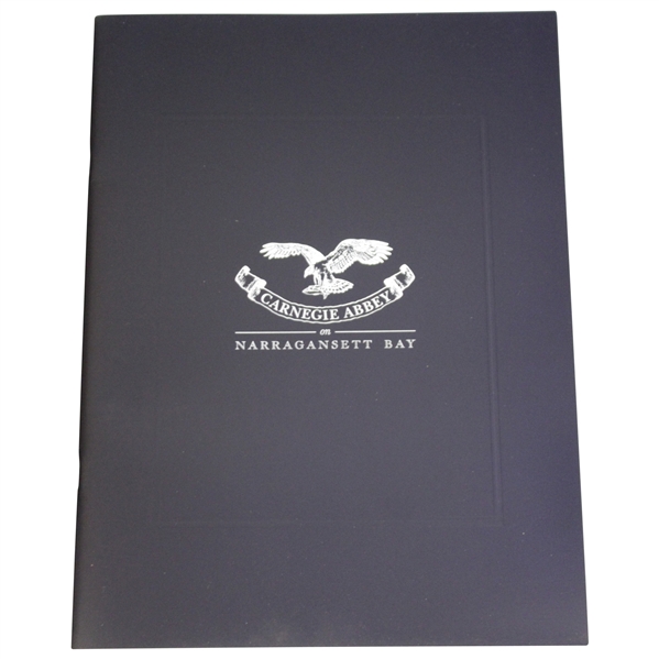 The Carnegie Abbey on Narragansett Bay Private Members Oversize Club History Book