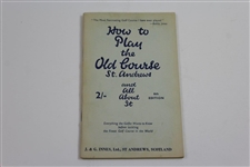 'How to Play the Old Course', 'Home of Golf', 'Golfing' Brochures with St. Andrews Card/Envelope