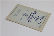 'How to Play the Old Course', 'Home of Golf', 'Golfing' Brochures with St. Andrews Card/Envelope