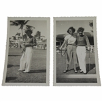 Marlene & Alice Bauer Original Golf Photos - Everglades Golf Course, Palm Beach, Fl. 1950
