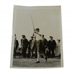 Boys & Girls Championship at Walton Heath Donald Nathieson Driving Daily Mirror Press Photo - Victor Forbin Collection