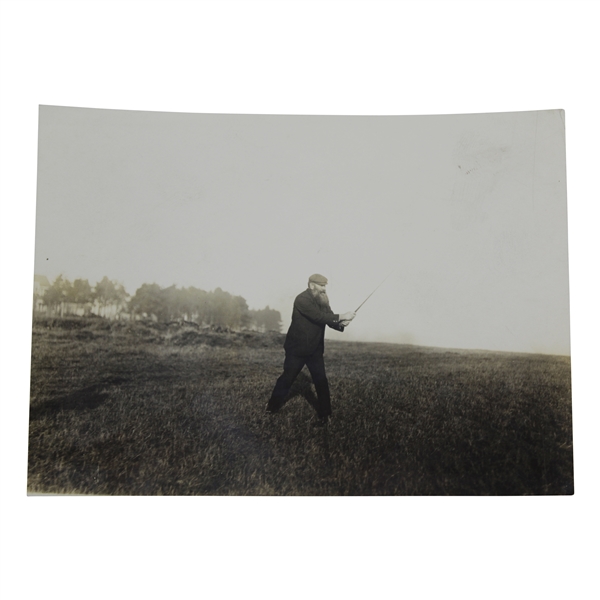 W.G. Grace Cricketer Playing a Golf Shot at Sunningdale Original Photo - Victor Forbin Collection