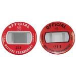 1982 & 1983 Masters Tournament Officials Badges #203 & #211