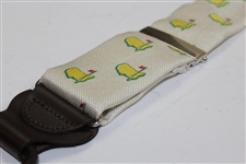 Masters Tournament Yellow Logo Tan Trafalgar Suspenders