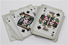 Deluxe Augusta National Golf Club Masters Playing Card Sets In Cherry Wood Box - Used