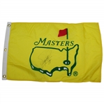 Fuzzy Zoeller Signed 1995 Masters Yellow Screen Flag JSA ALOA