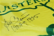 Ben Crenshaw Signed 1995 Masters Yellow Screen Flag with Years Won JSA ALOA