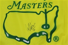 Craig Stadler Signed 1995 Masters Yellow Screen Flag with '82' JSA ALOA