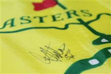 Craig Stadler Signed 1995 Masters Yellow Screen Flag with '82' JSA ALOA