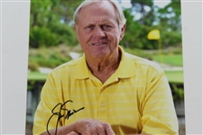 Jack Nicklaus Signed Photo Yellow Shirt Portrait with Letter - JSA ALOA