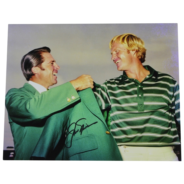 Jack Nicklaus Signed Photo 1975 Masters Winner with Letter - JSA ALOA