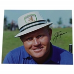 Jack Nicklaus Signed Photo Blue Shirt & Okla. City Hat with Letter - JSA ALOA