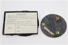 Jack Sargent's Professional Golfer's Assoc. of America Member & Seal Crests