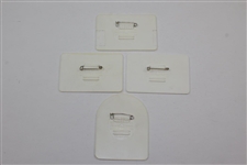 Four of Jack Sargent's Offical Badges for PGA Championship - 1981, 1982, 1983, & 1984