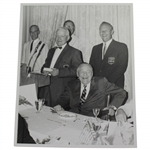 Bobby Jones & Arnold Palmer at 1963 Ryder Cup Event Bill Mark Photo - Sargent Family Collection