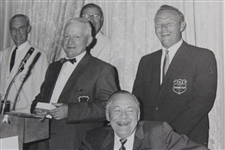Bobby Jones & Arnold Palmer at 1963 Ryder Cup Event Bill Mark Photo - Sargent Family Collection
