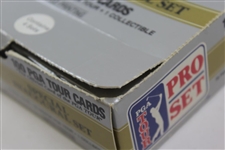 Special Inaugural Set of PGA Tour Pro-Set & Senior PGA Tour Cards with 1 Collectibe Box