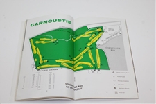 1975 OPEN Championship at Carnoustie Program with Draw Sheet - Tom Watson Winner