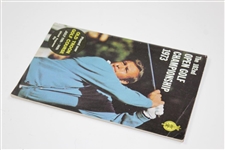 1973 OPEN Championship at Old Troon Program with Draw Sheet - Tom Wieskopf Winner