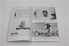 1973 OPEN Championship at Old Troon Program with Draw Sheet - Tom Wieskopf Winner
